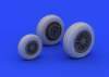 Eduard 632046 F-104 undercarriage wheels late 1/32 (ITALERI)